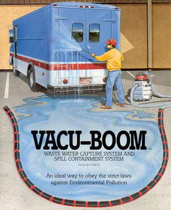 Vacu-Boom Waste Water Truck
